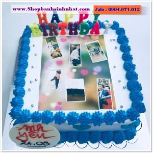 Bánh Sinh Nhật In Hình Ảnh - H127